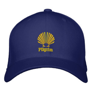 Camino Frances Pilgrims Scallop shell Embroidered Hat