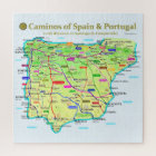 Camino Map Jigsaw Puzzle