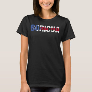 Camisa Boricua Puerto Rico Boricua Flag T-Shirt