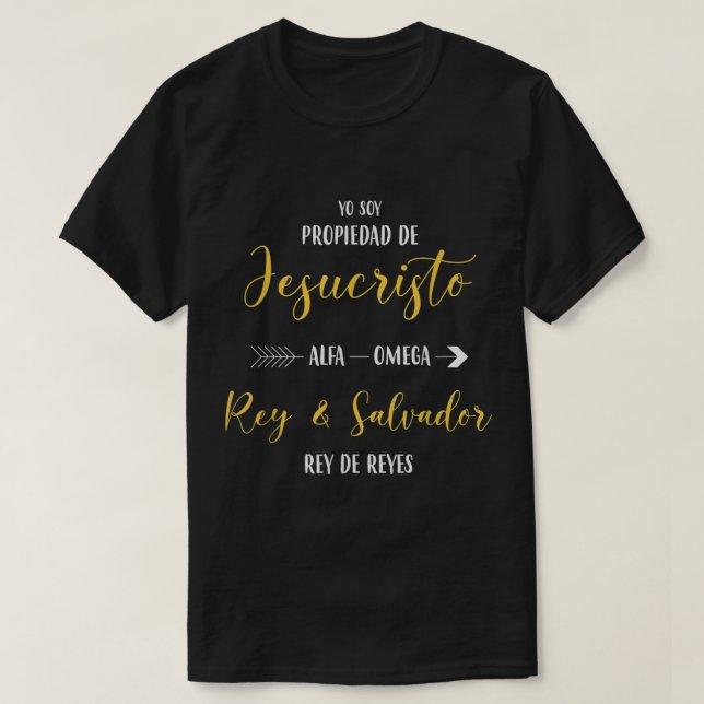 Camisas Cristianas En Espanol Spanish christian  T-Shirt (Design Front)