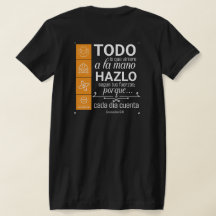 Camiseta bienaventurados, comoda de manga corta