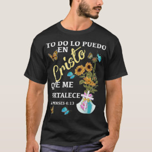 Camiseta cristiana en espanol Versiculo Spanish Ch T-Shirt