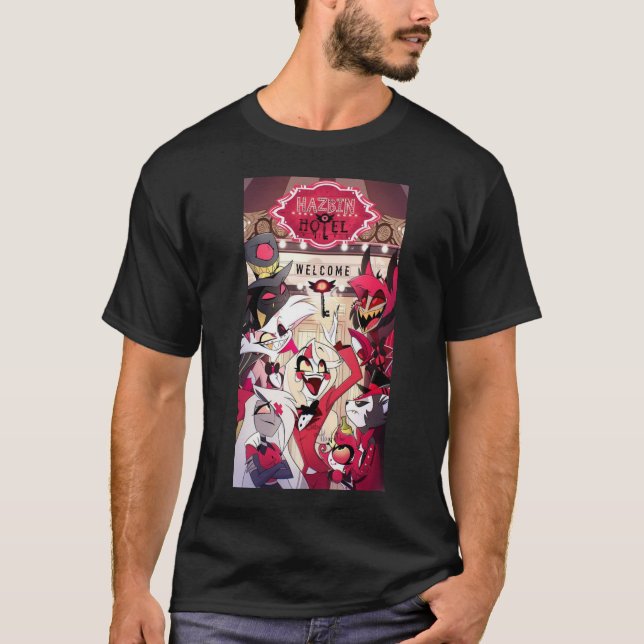 camiseta de ropa de hazbin hotel T-Shirt (Front)
