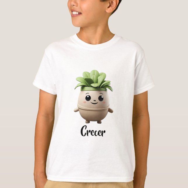 Camiseta Infantil Pipo Crecer – Ilustración Positi T-Shirt (Front)