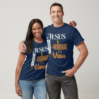 Camiseta Jesus o caminho verdade vida joão 14 6 cr T-Shirt