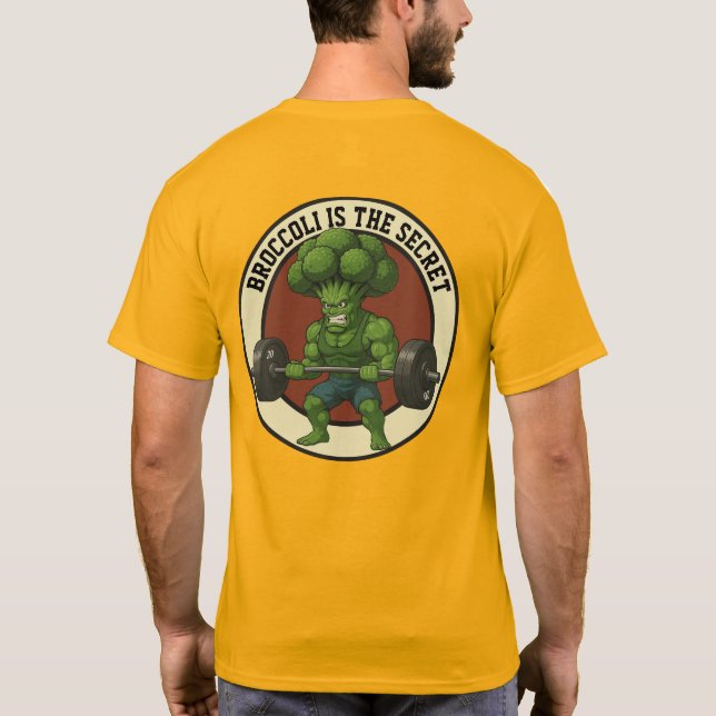 Camiseta Masc. Broccoli is the Secret - Back T-Shirt (Back)