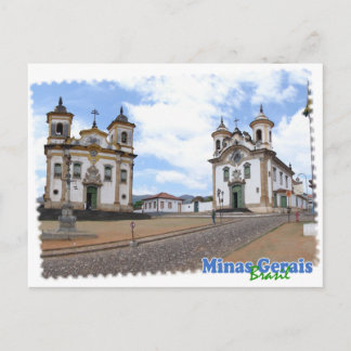 Camiseta Minas Gerais Brasil Postcard