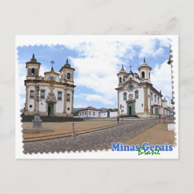 Camiseta Minas Gerais Brasil Postcard (Front)
