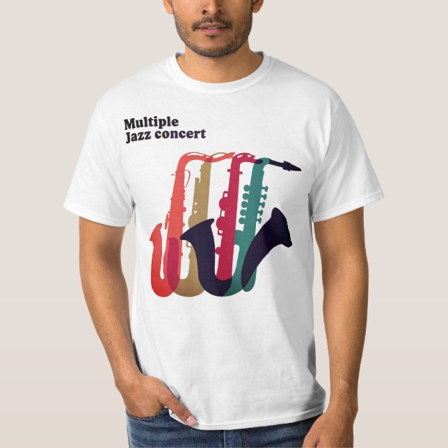 Camiseta Multiple Jazz Concert T-Shirt (Front)