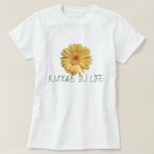 CAMISETA NATUREZA AMARELA