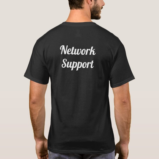 Camiseta network support T-Shirt (Back)