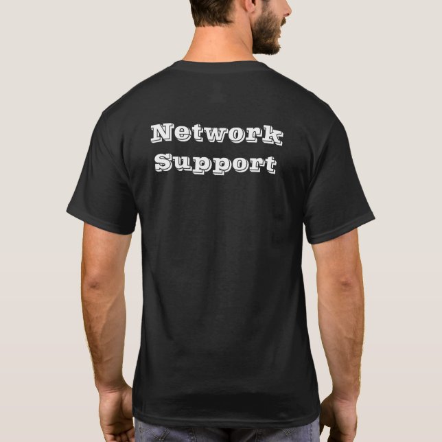 Camiseta network support T-Shirt (Back)