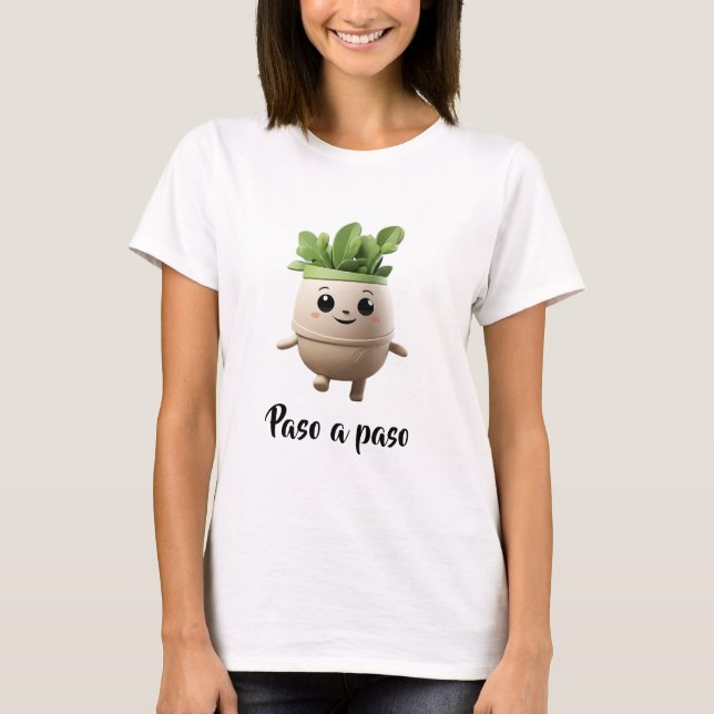 Camiseta Pipo Paso a Paso – Ilustración Emocional T-Shirt (Front)