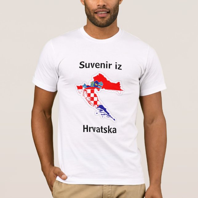 Camiseta recuerdo de Croacia T-Shirt (Front)