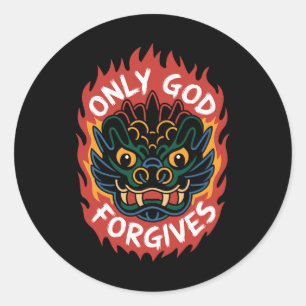Camiseta Sólo Dios Perdona1 Classic Round Sticker