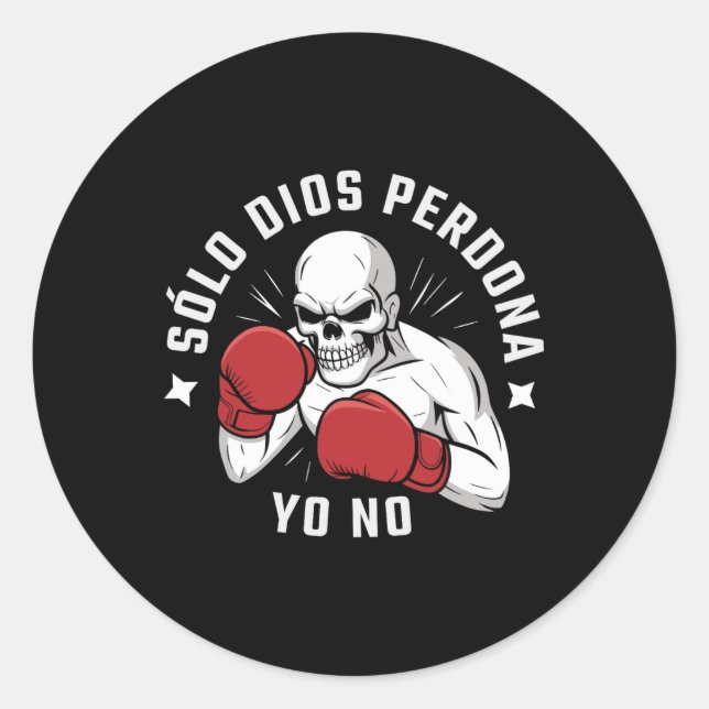 Camiseta Sólo Dios Perdona  Classic Round Sticker (Front)