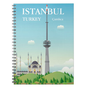 Camlica Tower Istanbul, Turkey Notebook