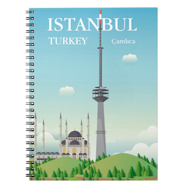 Camlica Tower | Istanbul, Turkey Notebook (Front)