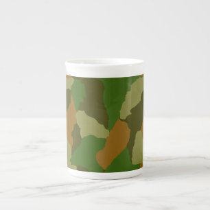 Cammo, camoflauge , hunter odee, army, bone china mug