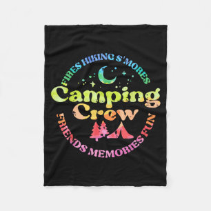 Camng Crew Family Friends Girls Kids Toddler Youth Fleece Blanket