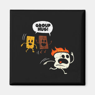 Camng Group Hug Smores Funny Marshmallow Men Women Magnet