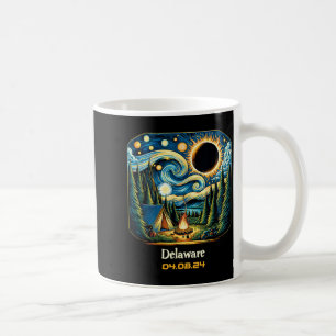 Camng Total Solar Eclipse Delaware DE Coffee Mug