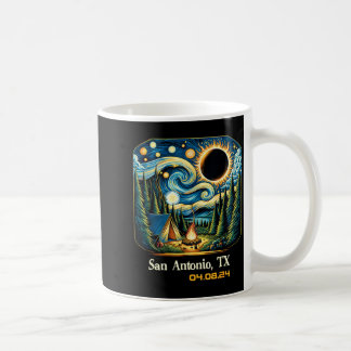 Camng Total Solar Eclipse San Antonio Texas Coffee Mug