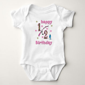 Camo 1/2 Birthday Fishing Jumper Baby Bodysuit
