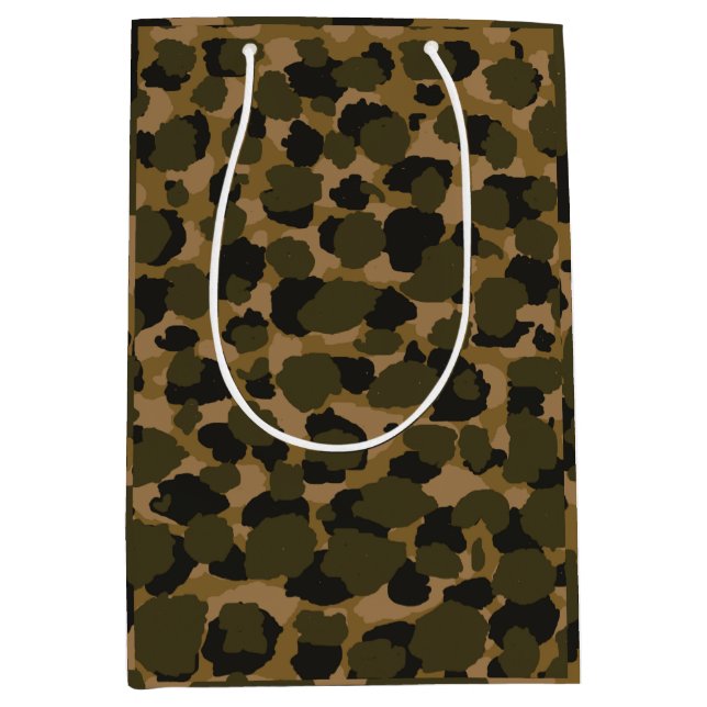 Camo Abstract   Medium Gift Bag (Front)