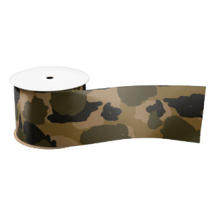 Camo Abstract   Satin Ribbon