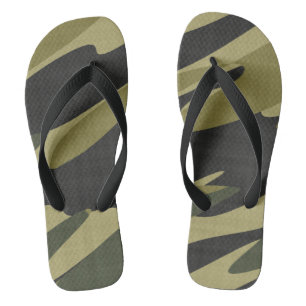 Camo abstract thongs