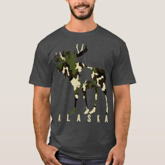 Camo Alaska Moose hunting  Alaska Moose Hunting T-Shirt