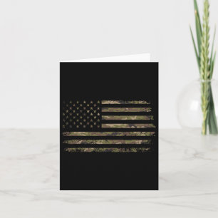 Camo American Flag Usa Camouflage Men Boys Women G Card