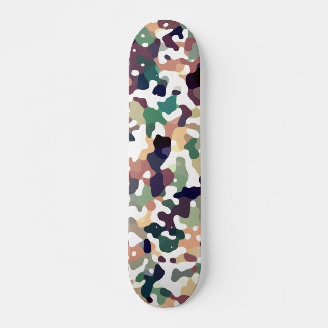 Camo Autumn Skateboard (Front)