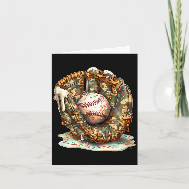 Camo Baseball Gloves Lifestyle 101 Apparel Drip Ic Card (Front)