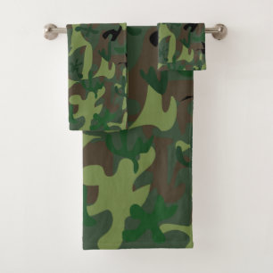 Camo Bathroom Towel Set