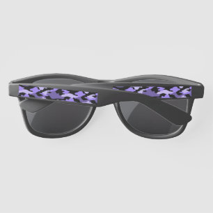camo black purple sunglasses