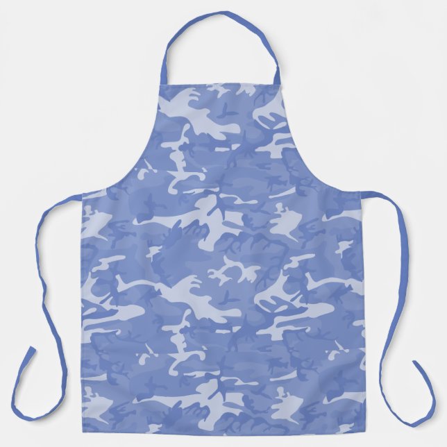 Camo Blue Apron (Front)