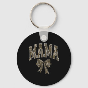 Camo Bow Coquette Mama Mum Dove Season Hunting Hun Key Ring