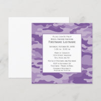 Camo Bridal Shower or Engagement Party