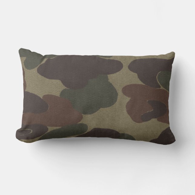 Camo Brown Kids MoJo Throw Pillow (Front)