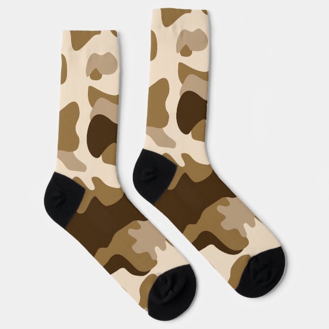 Camo Brown Socks (Right)