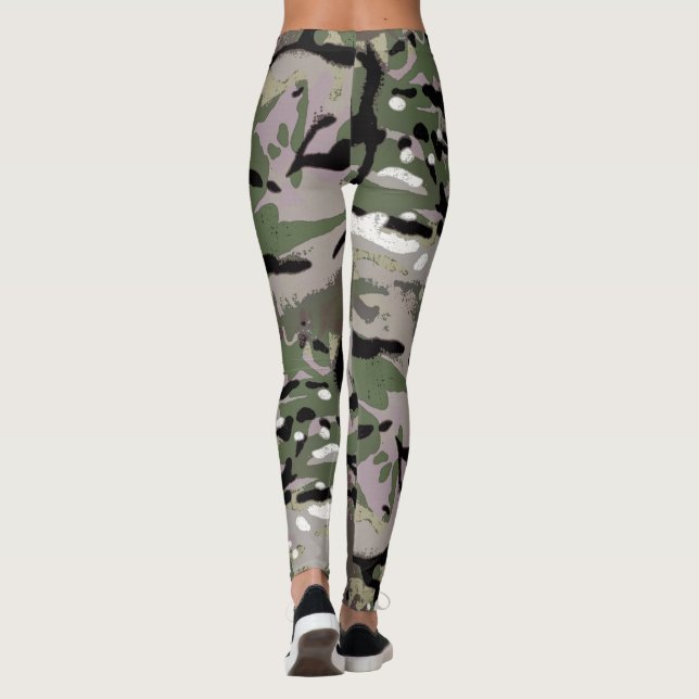 Camo Camo, and the art of disappearing. Leggings (Back)