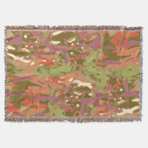 Camo Camo, look at me! Throw Blanket