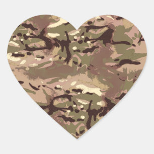 Camo Camo, Wherefore Art Thou? LIDJ Design. Heart Sticker