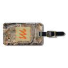 Camo Camouflage Hunting Real Tree Hunt Luggage Tag