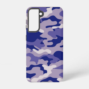 Camo Camping Hunting Blue Camouflage Samsung Galaxy Case