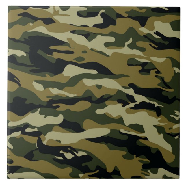 Camo Ceramic Tile (Front)