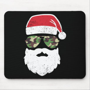 Camo Christmas In July Retro Vintage Camo Christma Mouse Pad