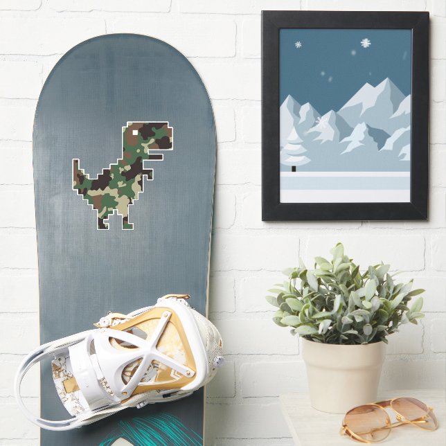  Camo Chrome T-Rex   (Snowboard)